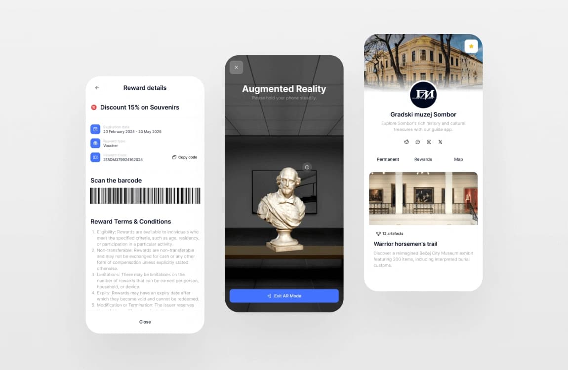 Audio guide application preview