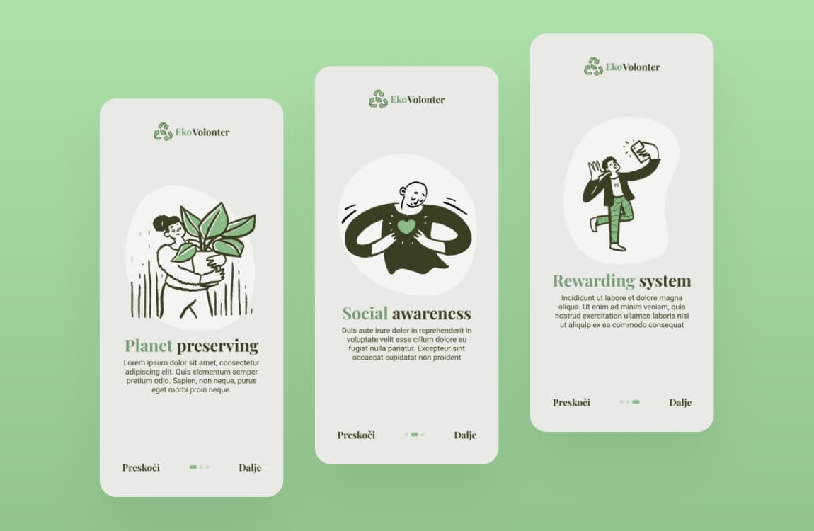 Energy distributor onboarding screen